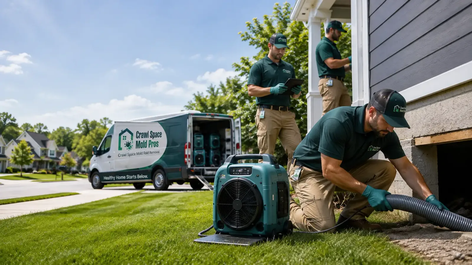 Crawl Space Mold Removal in Sheffield, IL